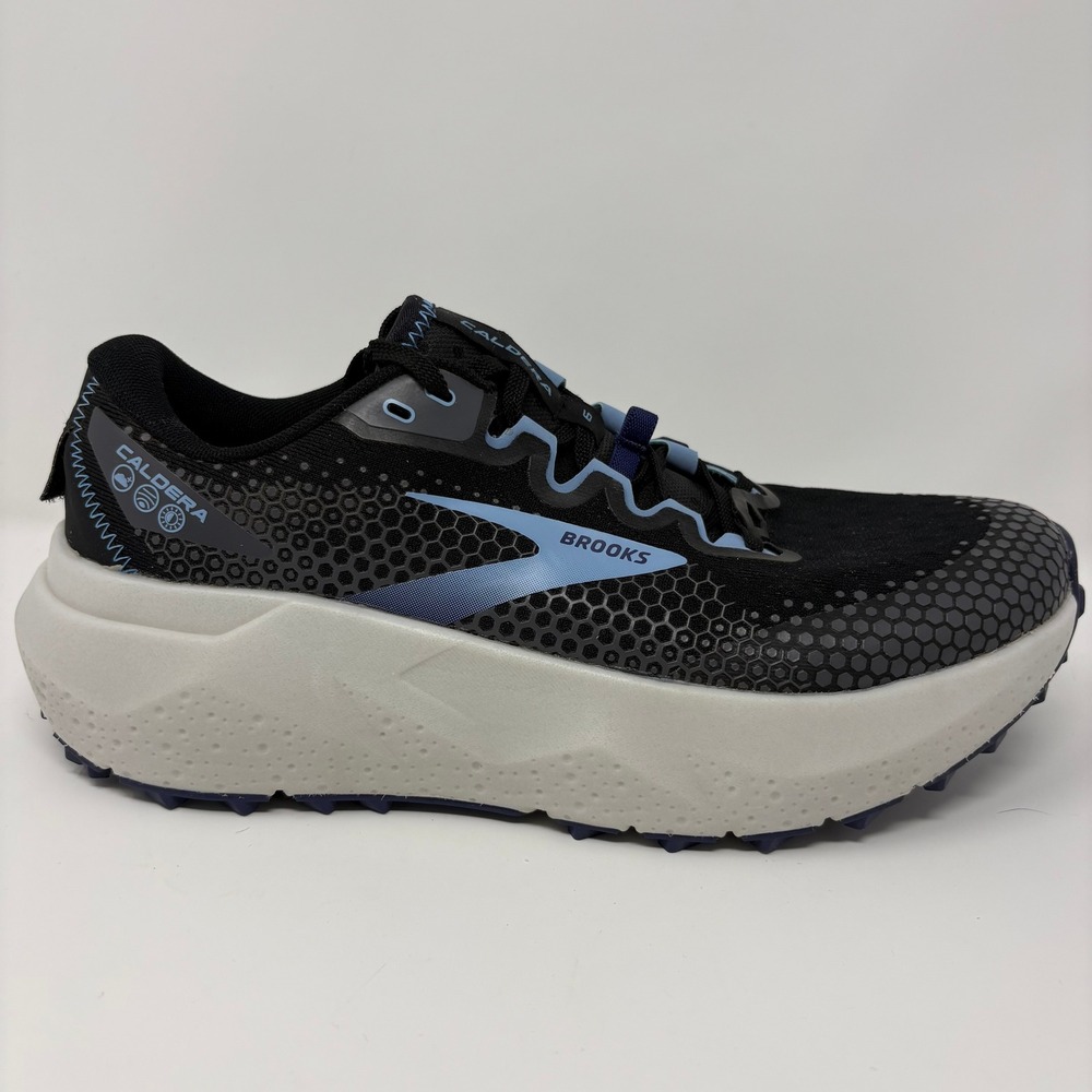 Brooks Caldera 6 Women's Size 10 Black Blue Trail Running Shoes (1203661B082)
